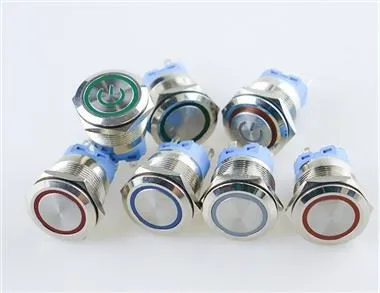 Interruptor de botón de metal a prueba de agua 22MM personalizado